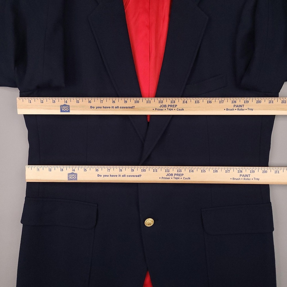 Shefford Anderson-Little Blazer Mens 42 Wool Gold Button Sport Coat Jacket - Picture 11 of 16